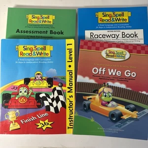 Sing Spell Read & Write Level 1, Grade 1, Teachers Manual, Off We Go, Raceway, & - Picture 1 of 8