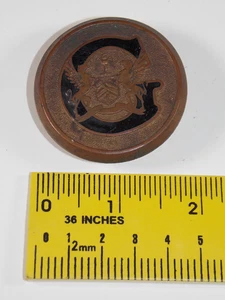 Rare 1927-1928 Gardner Brass Radiator Emblem Automotive Car Brass Hood Badge USA - Bild 1 von 4