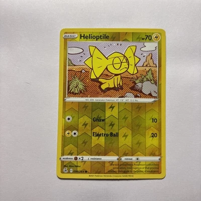 Helioptile 098/264 Swsh08: Fusion Strike Reverse Holo - Image 1 of 2