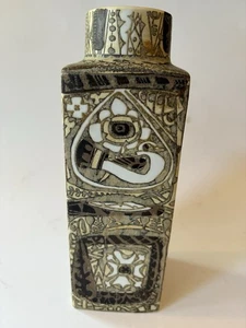 SUPERBO VASO 7 1/2" Royal Copenhagen Baca Fajance design Nils Thorsson MCM 1965 - Foto 1 di 8