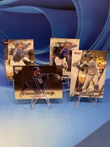 2019 Fernando Tatis Jr. 4 Card Rookie Lot Topps Finest Stadium Club Bowman RC - Picture 1 of 9