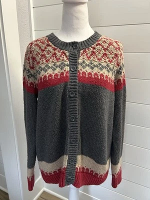 Cárdigan suéter clásico NorthCrest de colección para mujer L 14-16 con botones manga larga Foto 1 de 4