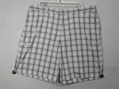 Shorts de golfe Grand Slam - Masculino - Xadrez leve - Tamanho 42 - Imagem 1 de 4