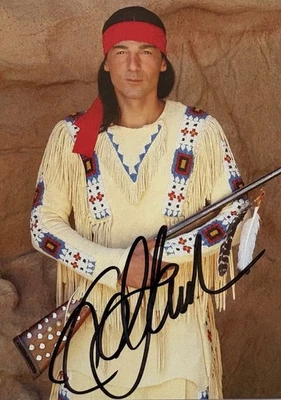 Erol Sander signiert Winnetou 2010 Karte Orig. Unterschrift Signatur Autogramm - Bild 1 von 2