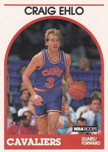 1989-90 NBA Hoops #106 Craig Ehlo Cleveland Cavaliers Rookie Card
