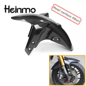 For 2014-2020 Yamaha MT-09 MT09 100% 3K Carbon Fiber Front Fender Mudguard Cover - Picture 1 of 8