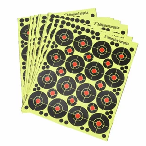 10 Sheets 2" Adhesive Splatter Shooting Targets Stickers Reactive Paper Targets - Picture 1 of 3