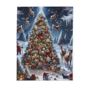 Xmas - Arctic Fleece Blanket - Picture 1 of 5