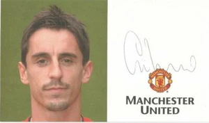 MAN UNITED: GARY NEVILLE PRE-PRINTED 6x3 PORTRAIT PROMO/PHOTO - Bild 1 von 1