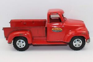 1955 Tonka Pick-up in played w/ Condition Farm toys Round Fender Nice condition