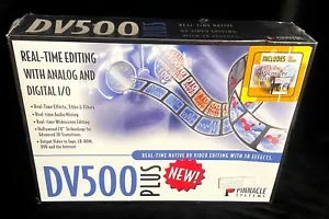 FACTORY SEALED Pinnacle Systems DV500 Plus Real Time Editing, Adobe Premiere 6.0 - Picture 1 of 5
