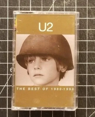 U2 Best Of 1980-1990 CASSETTE 1998 TAPE VG+/VG+ Bono THE EDGE Adam LARRY Corbijn - Image 1 of 4