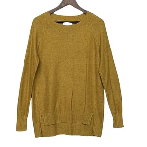 Suéter tejido Old Navy para mujer talla M amarillo mostaza moteado manga larga - Imagen 1 de 13