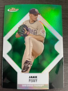 2006 Topps Finest Jake Peavy Green Refractor #118 serial /199 - Picture 1 of 2