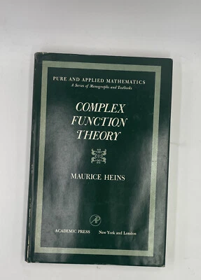 COMPLEX FUNCTION THEORY Maurice Heins 1968 Academic Press HCDJ Mathematics Book - Image 1 of 4