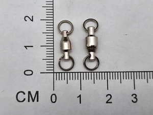 Ball Bearing Swivels Split Rings Stainless Steel 50 pcs - Picture 1 of 6