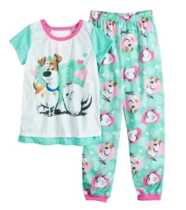 Secret Life of PETS Pajamas Girls sz 10 NeW Shirt Pants Pjs Set MAX Pajamas NWT  - Picture 1 of 6