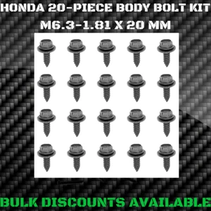 2012-2015 Honda Cross Tour Firewall Splash Shield Bumper BODY BOLTS Screws M6.3 - Picture 1 of 2