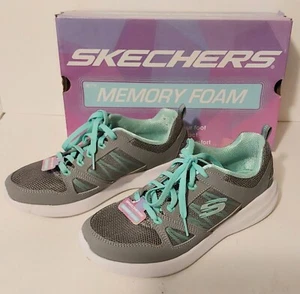 Skechers espuma viscoelástica para mujer #12995/GYMT Skybound gris y como nuevo talla 8 - Imagen 1 de 15