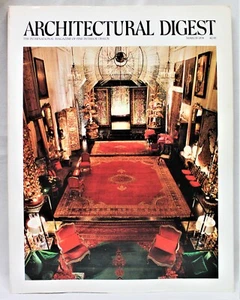 ARCHITECTURAL DIGEST MAGAZINE MARCH 1978 - FINE INTERIOR DESIGN & DECORATING - Picture 1 of 8