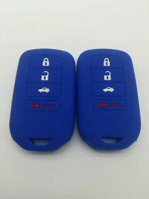 2*Cubierta de llave remota de silicona para Honda Accord Civic Pilot Ridgeline 2018 2019 Foto 1 de 4
