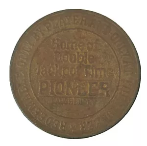 Pioneer Home Double Jackpot Time $1 One Dollar Gaming Token Laughlin Casino Coin - Picture 1 of 10