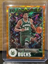 GIANNIS ANTETOKOUNMPO 2023-24 Panini Hoops Orange Explosion 01/25 #285 BUCKS