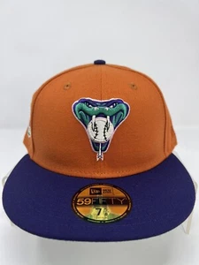Arizona Diamondbacks - New Era Hut Club eng anliegende Mütze - Größe 7 5/8 - orange lila - Bild 1 von 8
