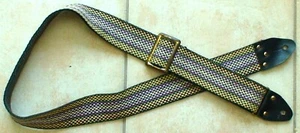 VINTAGE 1960'S GUITAR BASS STRAP (2" X 54") ACE STYLE IN GOOD USED CONDITION (@) - Picture 1 of 14
