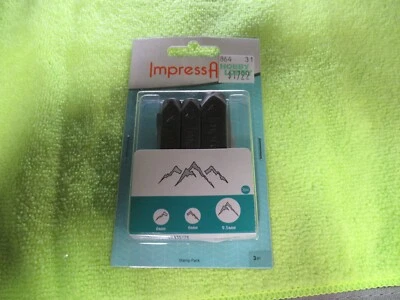 ImpressArt - Paquete de sellos de firma de montaña - Naturaleza - 3 piezas - Totalmente nuevo Foto 1 de 2