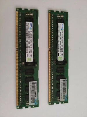 1 pair of HP 647647-071 HP 4GB 1RX4 PC3L 10600R  *** Server memory only *** - Image 1 of 4