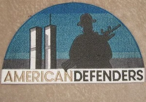 Parche American Defenders - Nueva York - Torres Gemelas - Parche de gran tamaño - 9/11 - Imagen 1 de 1