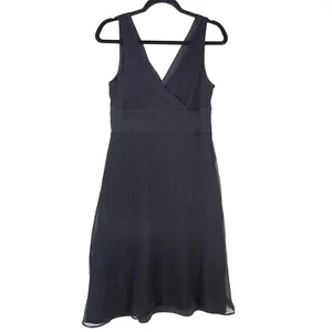 J. Vestido de cóctel Crew Sophia 100 % seda para mujer talla 10 texturizado elegante formal - Imagen 1 de 12