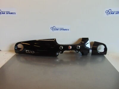 Tapicería de tablero Fiat 500 07-16 2x piezas embellecedores de salpicadero negro + interruptores 51803294 Foto 1 de 4