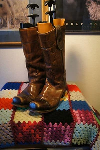 VINTAGE ACME STIEFEL 11,5 D VINTAGE MOTORRADSTIEFEL 11,5 VINTAGE LEDERSTIEFEL  - Bild 1 von 1