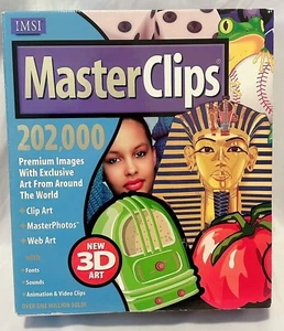 1997 Master Clips 202,000 Images on 15 CD Rom COMPLETE By IMSI - Picture 1 of 7
