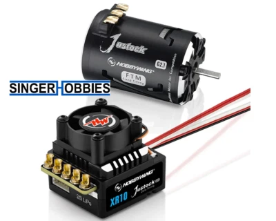 Combo HOBBYWING 38020371 XR10 Justock G3S sin escobillas ESC/SD G2.1 (13.5T) Foto 1 de 2