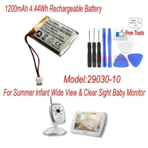 1200mAh Battery 29030-10 for Summer Infant Wide View & Clear Sight Baby Monitor - Picture 1 of 5