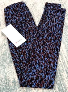 Lululemon Swift Speed HR Luxtreme Leggings 28" Gr. 2 CBNM Leopard Camo Blue Nile - Bild 1 von 3