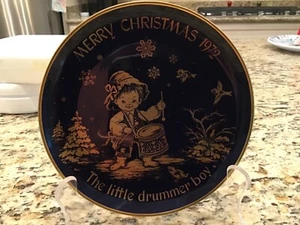 Linder Kueps Bavaria ~ Frohe Weihnachten 1972 ~ Der kleine Schlagzeugerjunge ~ Teller - Bild 1 von 8