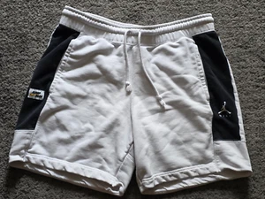 Nike Air Jordan Sweat Shorts Gr. L Weiß Sport kurze Hose Jump Man Gebraucht Top - Bild 1 von 4