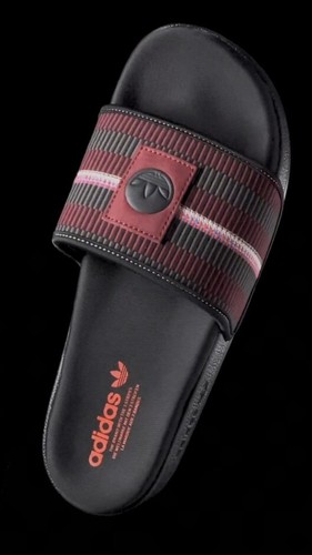 Taglia 14 ADIDAS ADILETTE DIAPOSITIVE PATCHWORK (HP5358) *NUOVE CON SCATOLA!* *RARA TAGLIA GRANDE!*