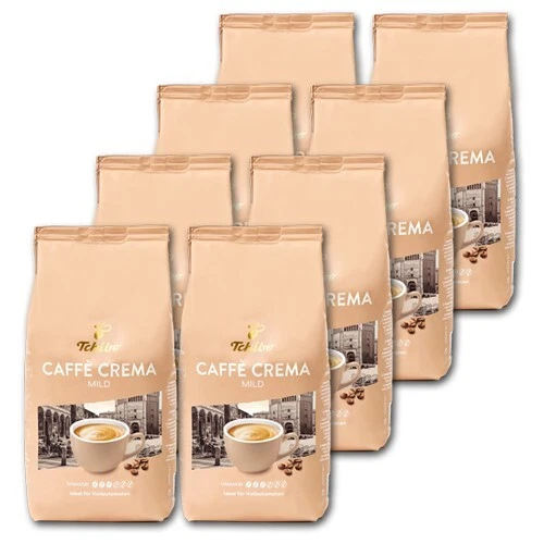 8 kg de grains de café doux Tchibo Caffè Crema Mild - Photo 1/1