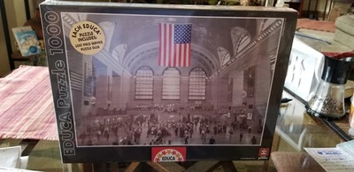 NEW & SEALED! Educa Puzzle Grand Central Station New York 1000 Pieces ShipsFREE! - Image 1 of 4
