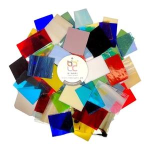 1.5 LB Variety Fusing Glass Scraps COE 96 System 96 | BiNARi Glass Studio - Picture 1 of 4