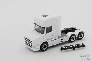 Herpa Scania T Hauber 2004 Topline Tractor white unprinted 580515 /HS166 - Picture 1 of 1