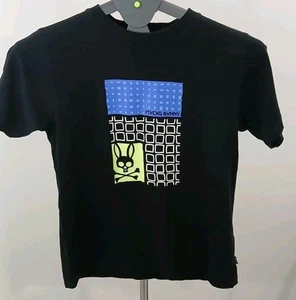 Psycho Bunny Kids Black T-shirt Size LARGE 14/16 - Picture 1 of 7