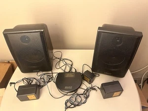 AR Acoustic Research AW871 Wireless Stereo Speakers w/ Transmitter Working - Picture 1 of 13