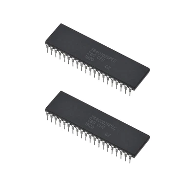 2Pcs Z84C0020PEC Z80 Z80CPU IC CPU Microprocessor 20Mhz,Dip-40. - Image 1 of 4