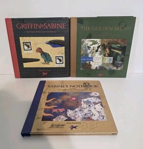 Griffin and Sabine Trilogy Lot Sabines Notebook, The Golden Mean Nick Bantock  - Bild 1 von 8